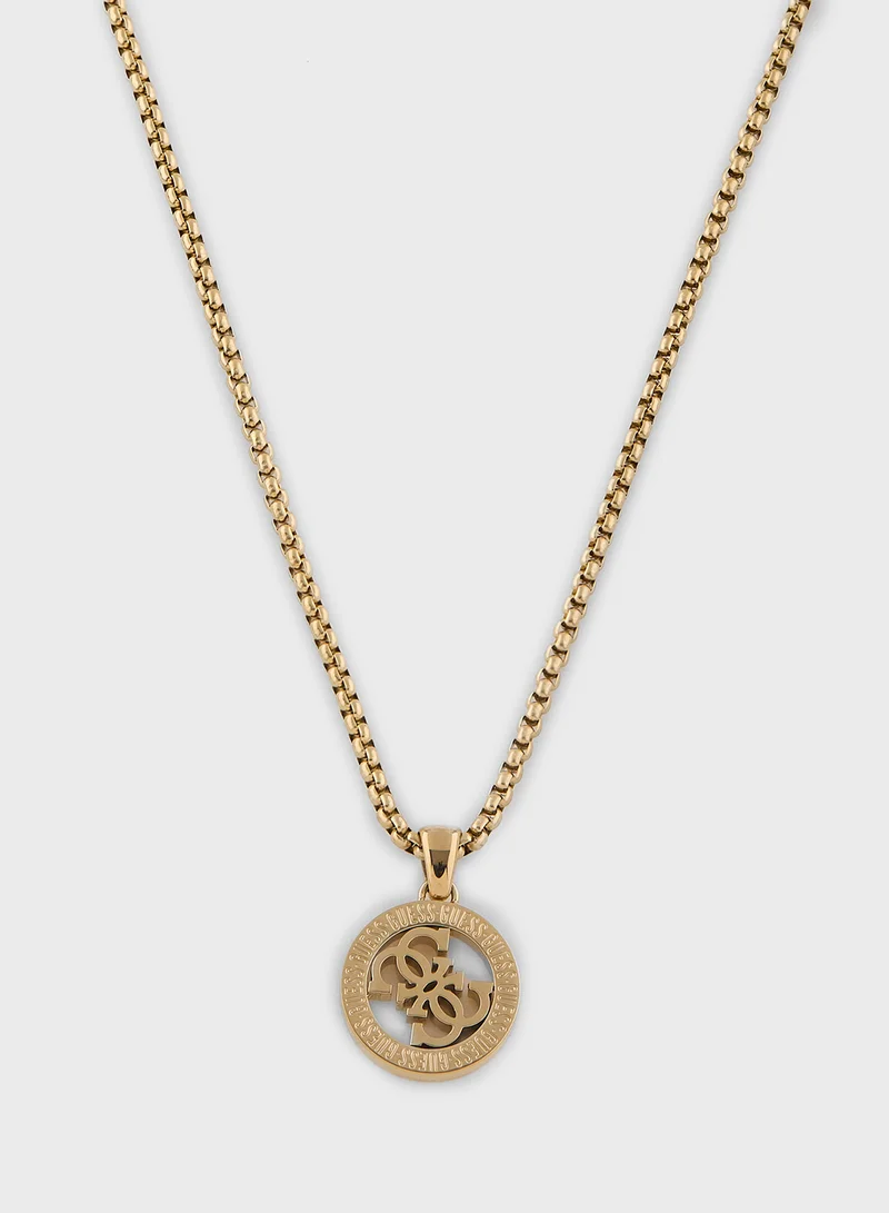GUESS Long Pendent Detail Necklace