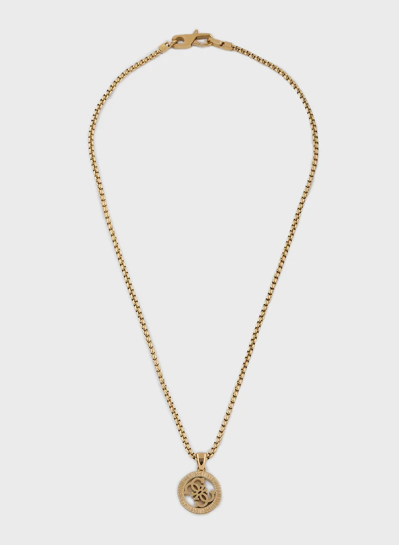 GUESS Long Pendent Detail Necklace