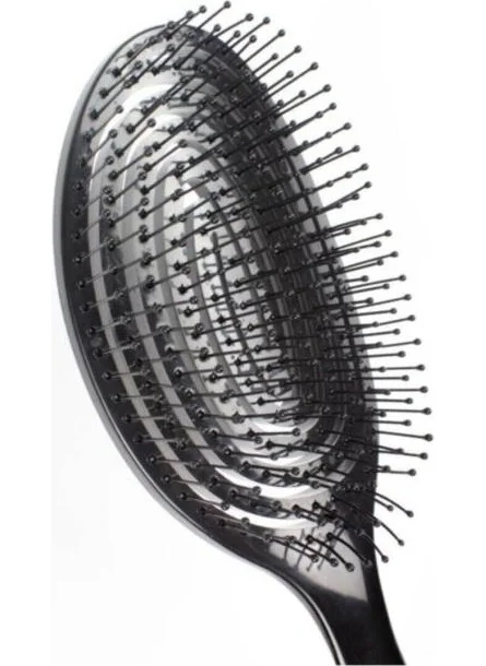 Nascita Pro Three Dimensional Oval Hairbrush-03 Black