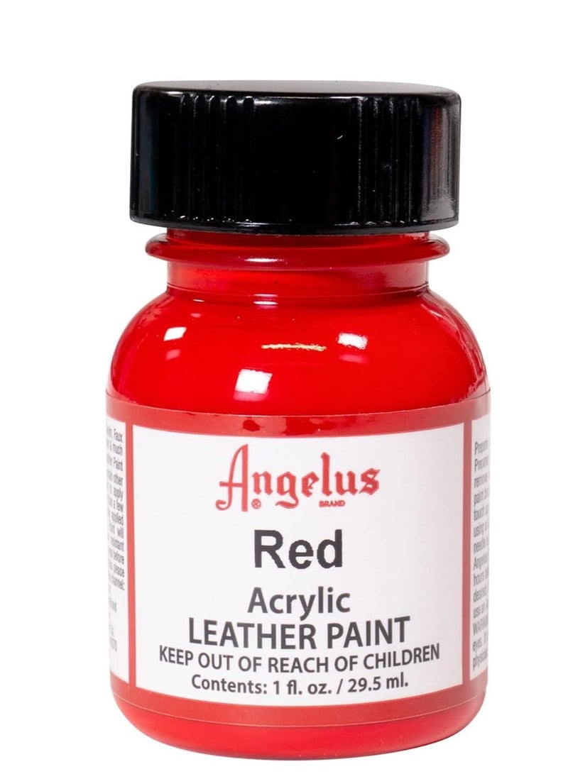 Angelus Acrylic Leather Paint 1oz Red