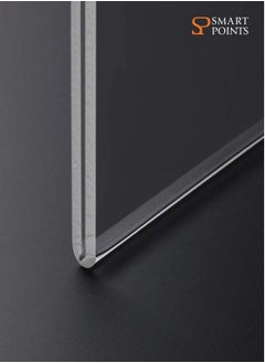 SMARTPOINTS Acrylic Wall Mount Sign Holder 8.5 x 11 Horizontal 12 Pack, Clear Paper Document Holder, Wall Mount Ad Frame with 3m Tape Adhesives & Screws for Office, Home, Store, Restaurant  - Image 4