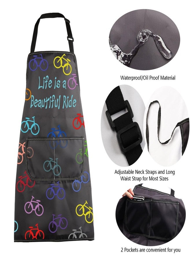 MBMSO Bicycle Apron Cycling Lover Gift Bike Mechanic Apron Life is a Beautiful Ride Gift Bicycle Repair Apron Bike Rider Gift (Bicycle Apron-b) - Image 5