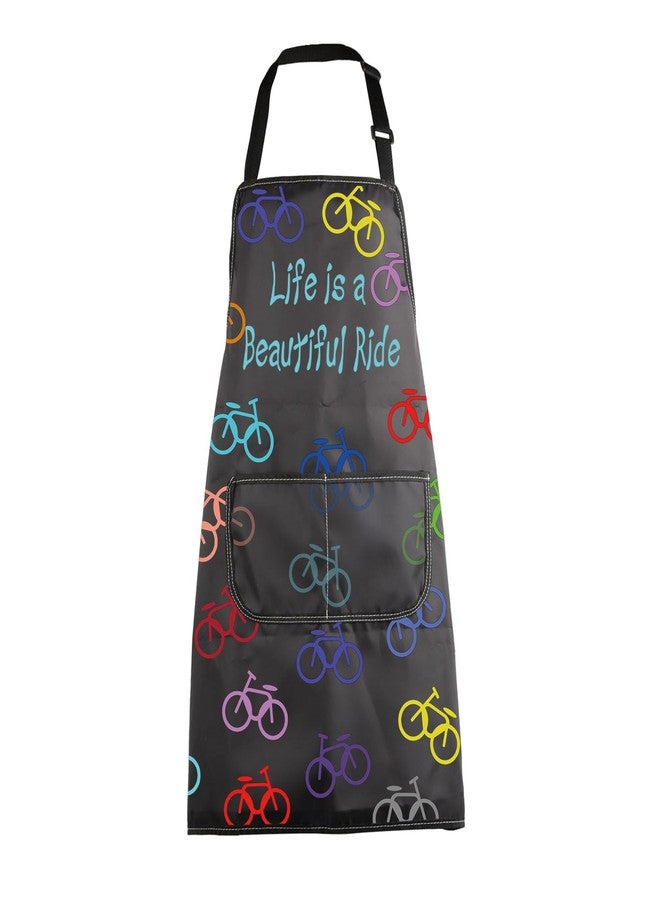 MBMSO Bicycle Apron Cycling Lover Gift Bike Mechanic Apron Life is a Beautiful Ride Gift Bicycle Repair Apron Bike Rider Gift (Bicycle Apron-b) - Image 1