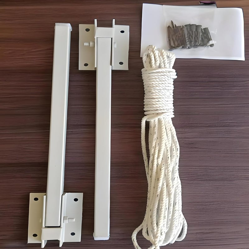 APPLICE Wall Mounted Heavy Duty Foldable Cloth Drying Stand Wall Mount Cloth Drying Stand Foldable Cloth Stand Cloth Drying Rack - Image 2