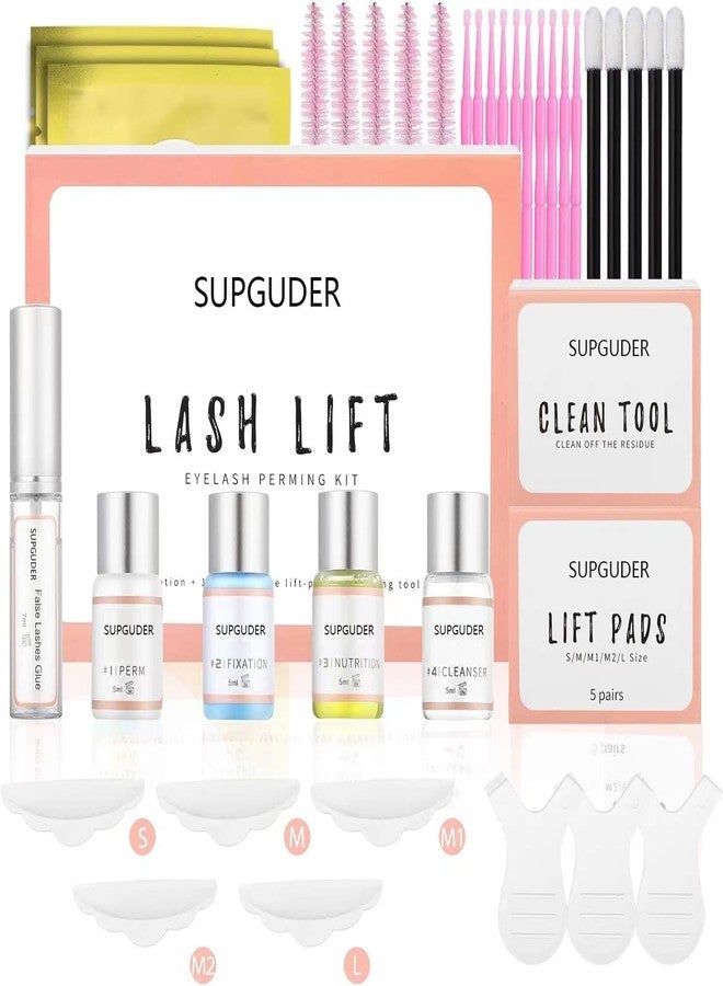 SUPGUDER 2026 Upgraded Lash Lift Kit for Perming,Curling and Lifting Eyelashes |Semi-Permanent Salon Grade Supplies for Beauty Treatments,Includes Eye Shields,Pads and Accessories - Image 1