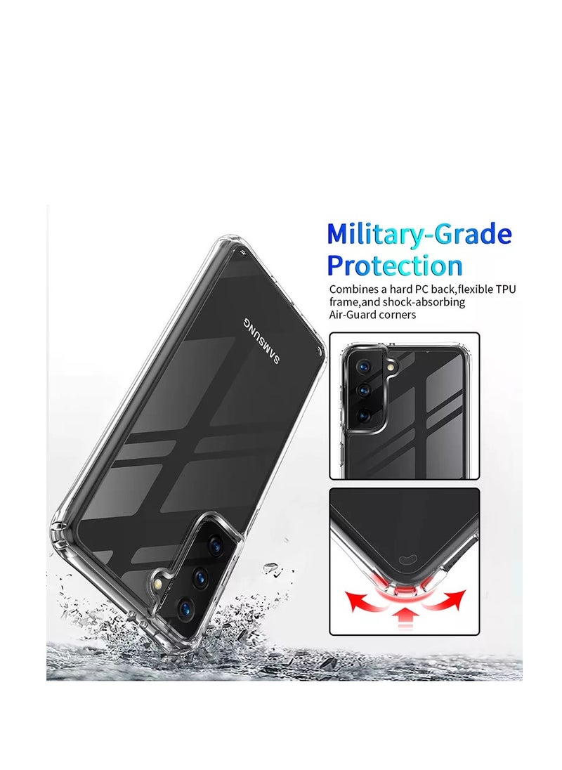 Protect - غطاء حماية شفاف عالي الجودة من مادة TPU لهاتف Samsung S21 Plus مضاد للخدش والصدمات مقاس 6.8 بوصة - Image 1