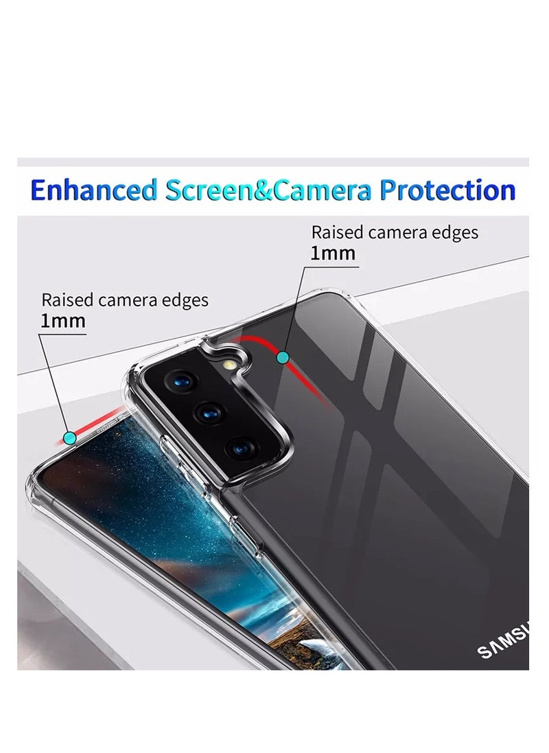 Protect - غطاء حماية شفاف عالي الجودة من مادة TPU لهاتف Samsung S21 Plus مضاد للخدش والصدمات مقاس 6.8 بوصة - Image 1