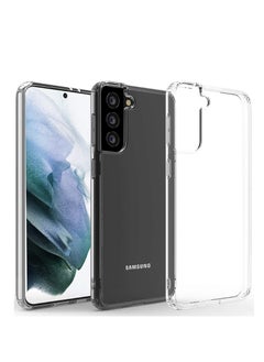 غطاء حماية شفاف عالي الجودة من مادة TPU لهاتف Samsung S21 Plus مضاد للخدش والصدمات مقاس 6.8 بوصة