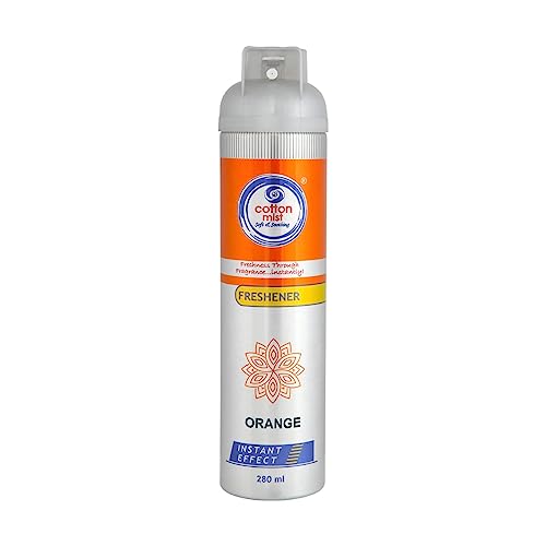 Cotton Mist Air Freshner Spray Pack of 4 Manjula, Musk, Orange, IRIS (280gm each) - Image 5