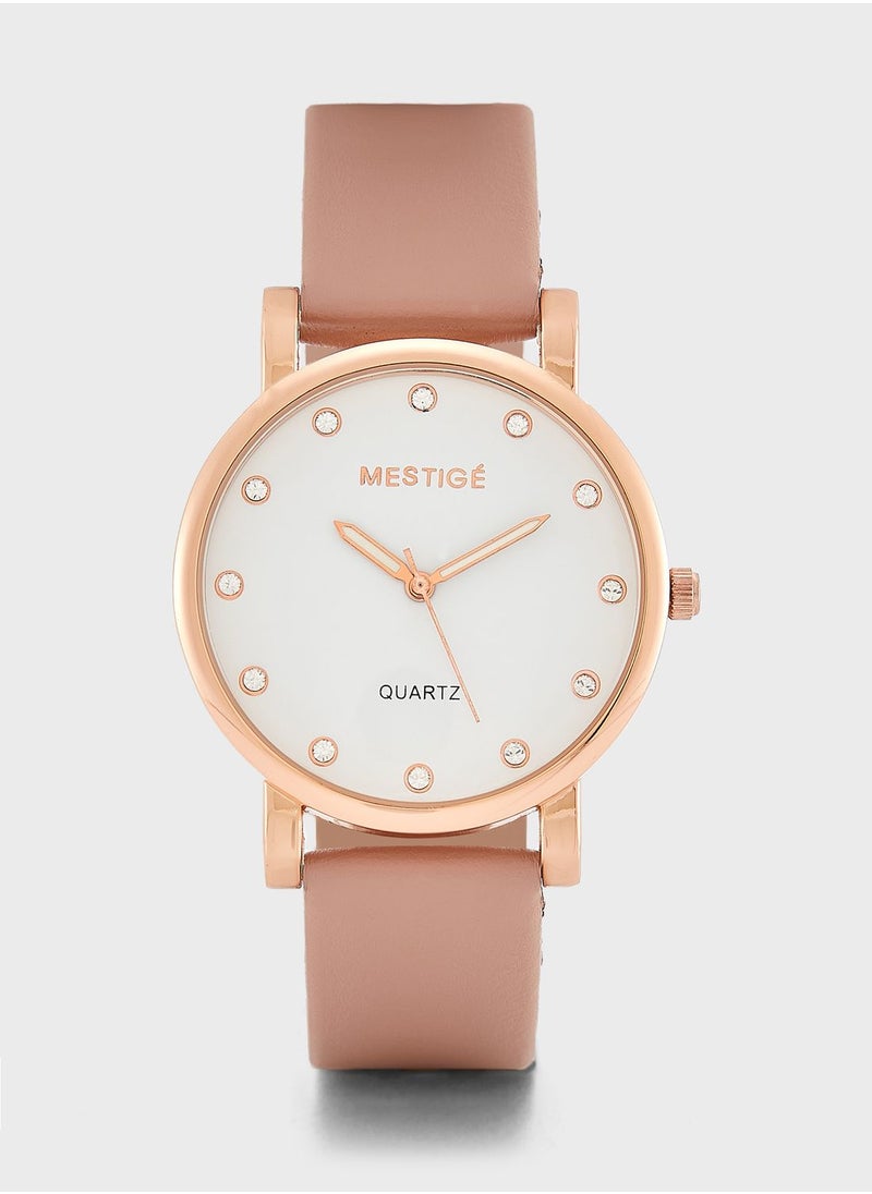 Mestige - Steele Analog Watch - Image 1