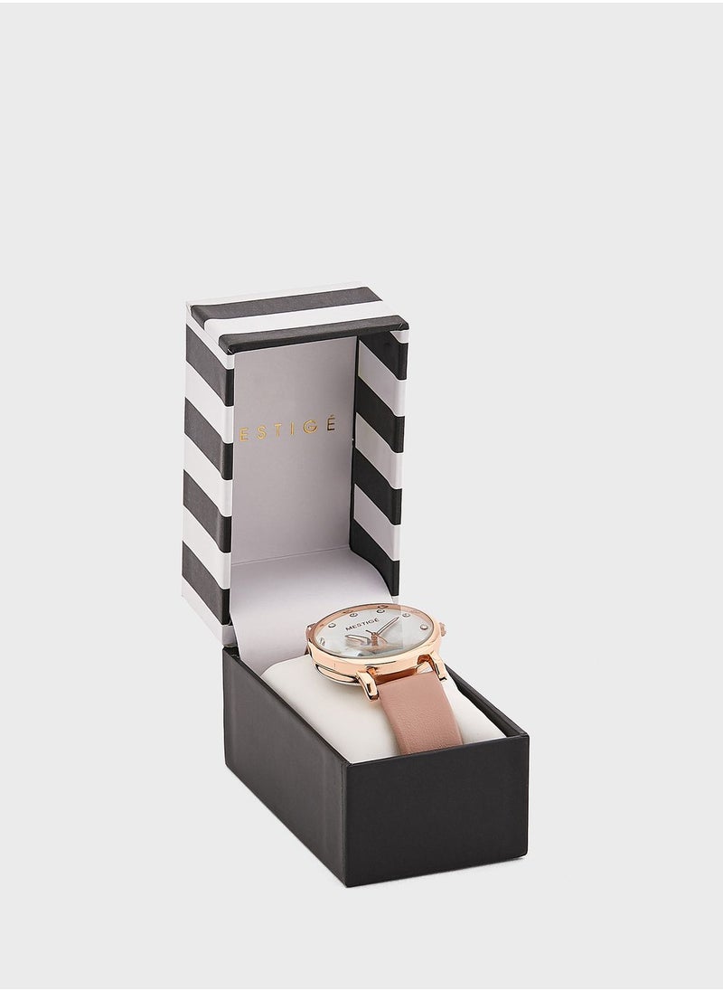Mestige - Steele Analog Watch - Image 1