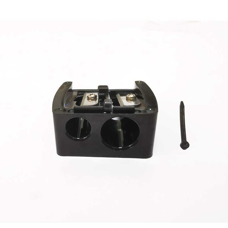 JOSALINAS Dual Makeup Sharpener (2 Pack) for Cosmetic Eyebrow Eyeliner Pencil Blue - Image 5