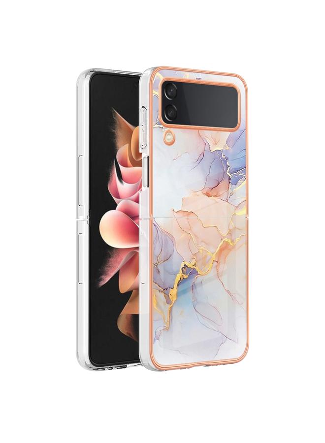 اس-توب جراب لهاتف Samsung Galaxy Z Flip3 5G مطلي بالكهرباء IMD TPU - Image 2