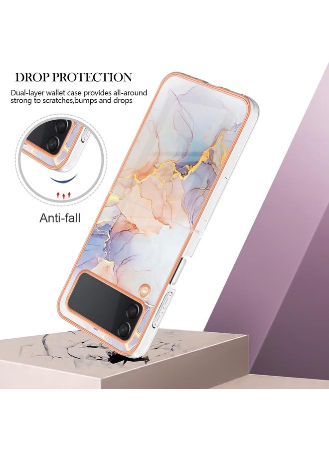 اس-توب جراب لهاتف Samsung Galaxy Z Flip3 5G مطلي بالكهرباء IMD TPU - Image 4