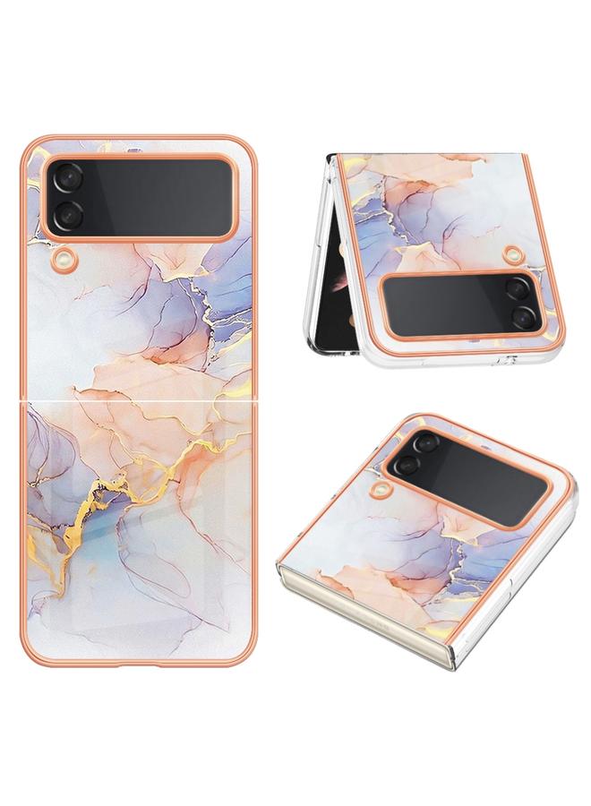 اس-توب جراب لهاتف Samsung Galaxy Z Flip3 5G مطلي بالكهرباء IMD TPU - Image 1