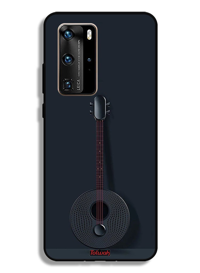 Tolwak Huawei P40 Pro 5G Protective Case Cover Guitar - Image 2