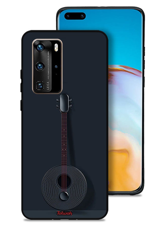 Tolwak Huawei P40 Pro 5G Protective Case Cover Guitar - Image 1