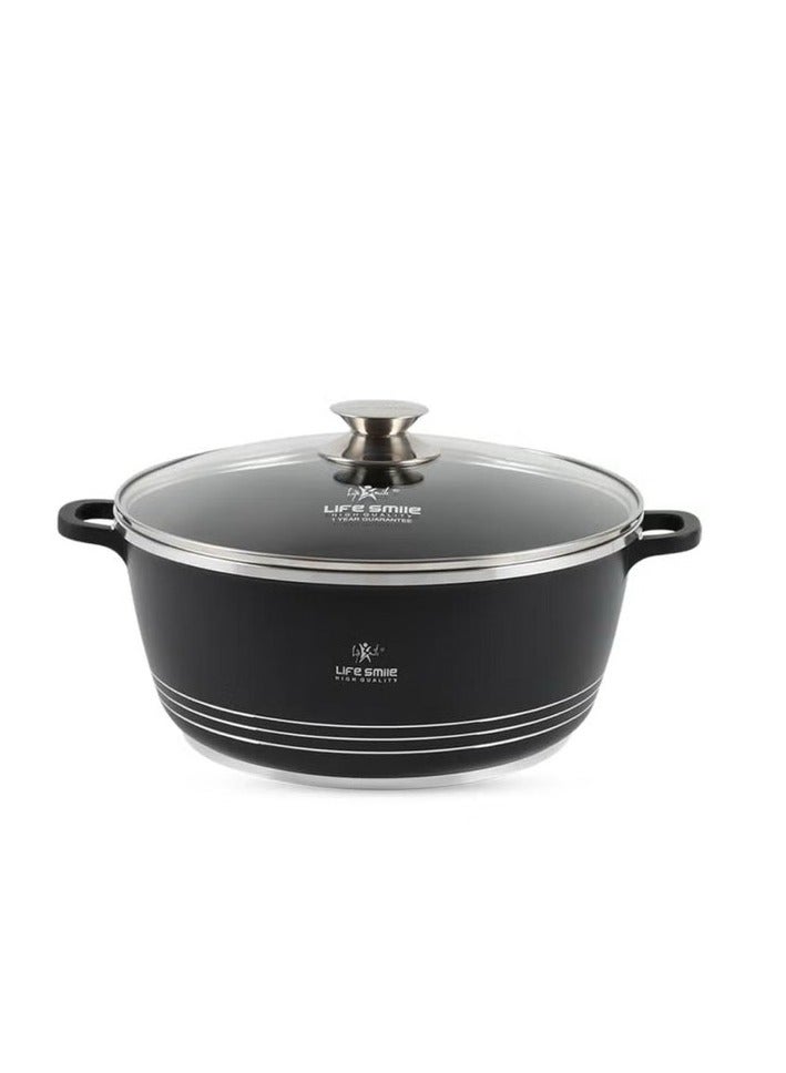 AKDC LIFE SMILE Shallow Pot Casserole 36cm, 7.8L - Image 1