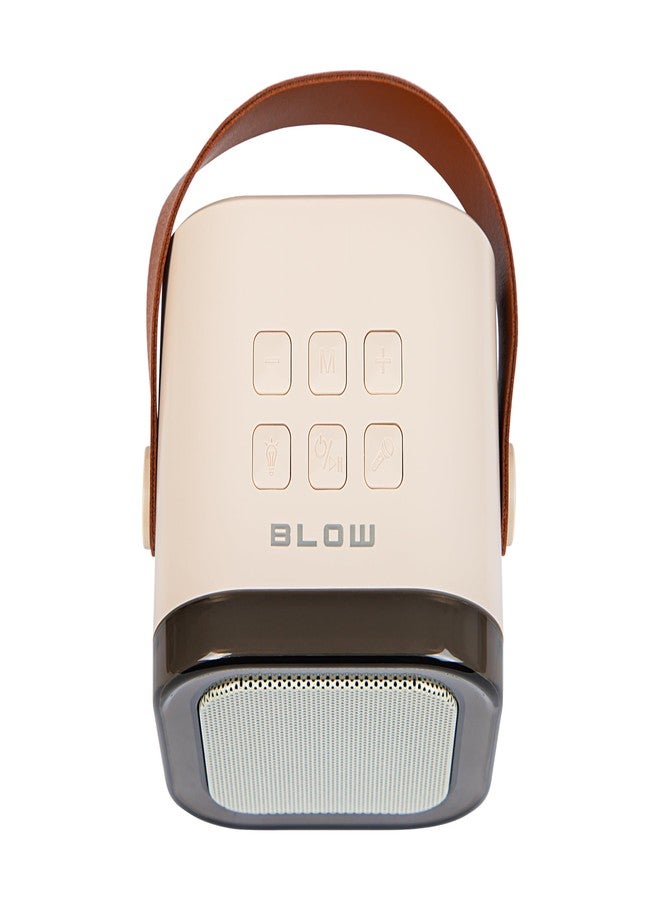 Blow ميكروفون كاريوكي لاسلكي K12 مع مكبر صوت، نظام صوت بلوتوث ملون للأطفال والكبار - Image 2