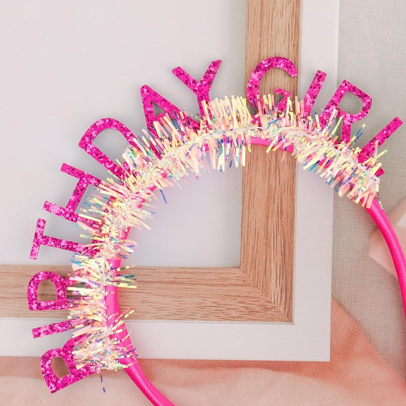 CIEHER Birthday Girl Headband Birthday Crown for Women Girls - Image 3