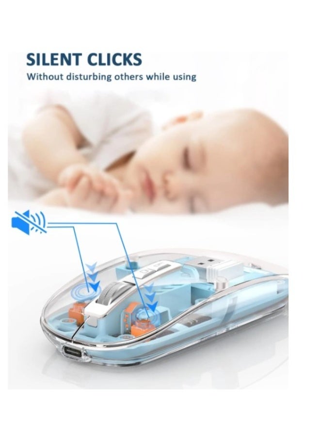 Terabyte BLUETOOTH Wireless&2.4G Mouse USB& TYPE C - Image 3