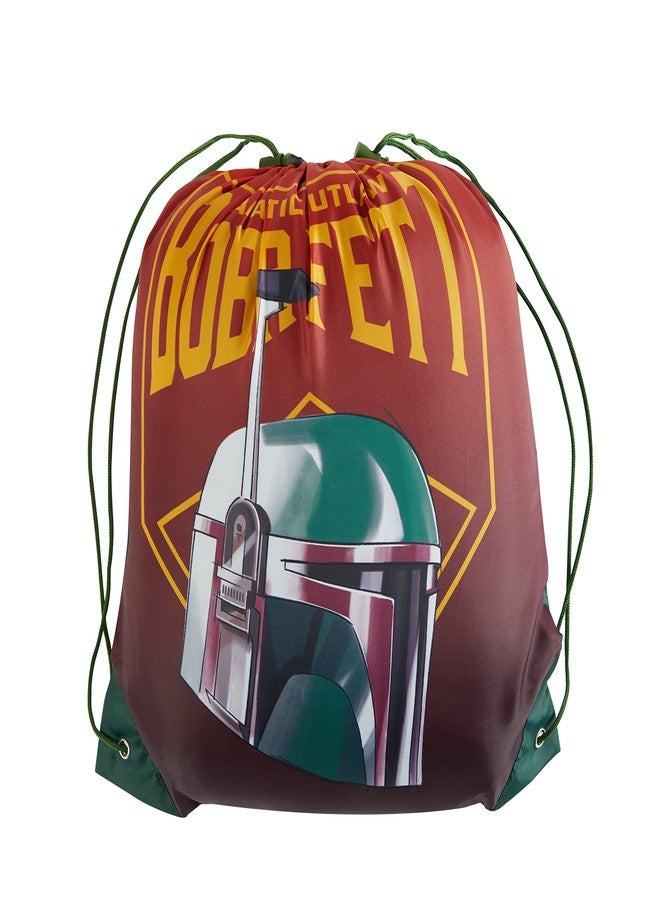 Idea Nuova Boba Fett 2 Piece Sling Bag and Sleeping Bag Set, 26" Wx46 L,Ideal for Sleepovers & Travel for Ages 3+ - Image 4
