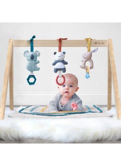 Itzy Ritzy Baby Activity Gym with Quilted Play Mat and 3 Removable Toys - Premium Wooden Baby Gym for Infant Play, Includes Playmat and 3 Coordinating Toys (Rainbow) - pzsku/Z93636986F706C4FD4B15Z/45/_/1737031985/ba877caf-c32f-41ff-82c9-944867ca7fa6