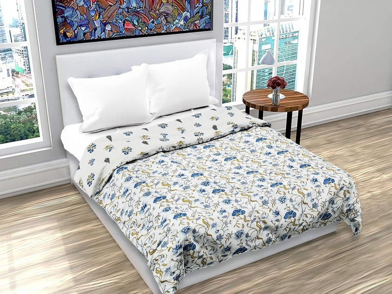 TIQH TIQH 100 Heavy Cotton Super Soft Summer Special Single Bed Reversible BlanketDuvetAC Comforter Light Weight AC Dohar Double  - Image 1