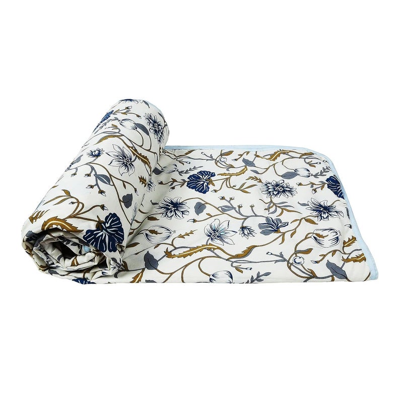 TIQH TIQH 100 Heavy Cotton Super Soft Summer Special Single Bed Reversible BlanketDuvetAC Comforter Light Weight AC Dohar Double  - Image 2