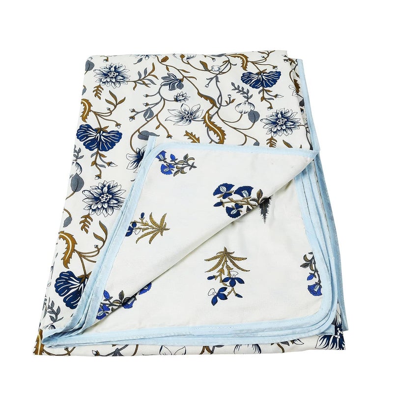 TIQH TIQH 100 Heavy Cotton Super Soft Summer Special Single Bed Reversible BlanketDuvetAC Comforter Light Weight AC Dohar Double  - Image 3