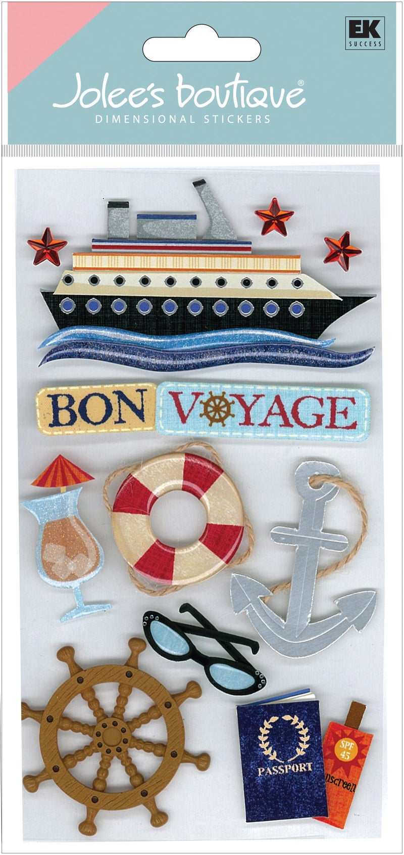 EK Success jolees Boutique Bon Voyage 50-50085 - Image 2