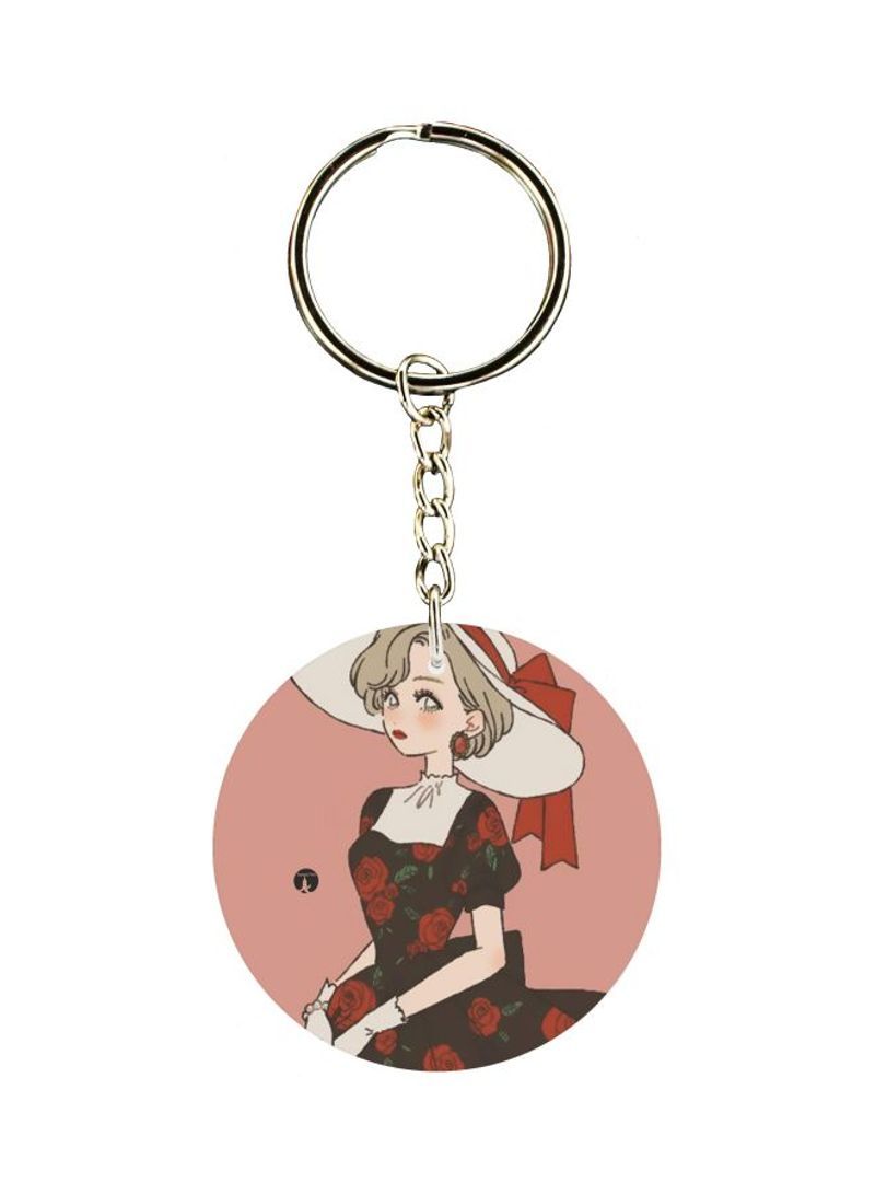 Girls Printed Keychain