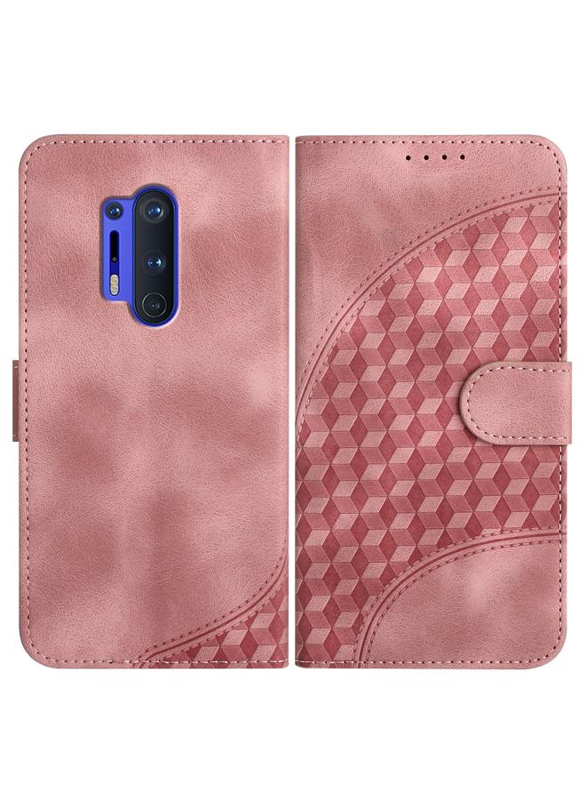 erorex Case For OnePlus 8 Pro YX0060 Elephant Head Embossed Phone Leather Case with Lanyard - Image 1