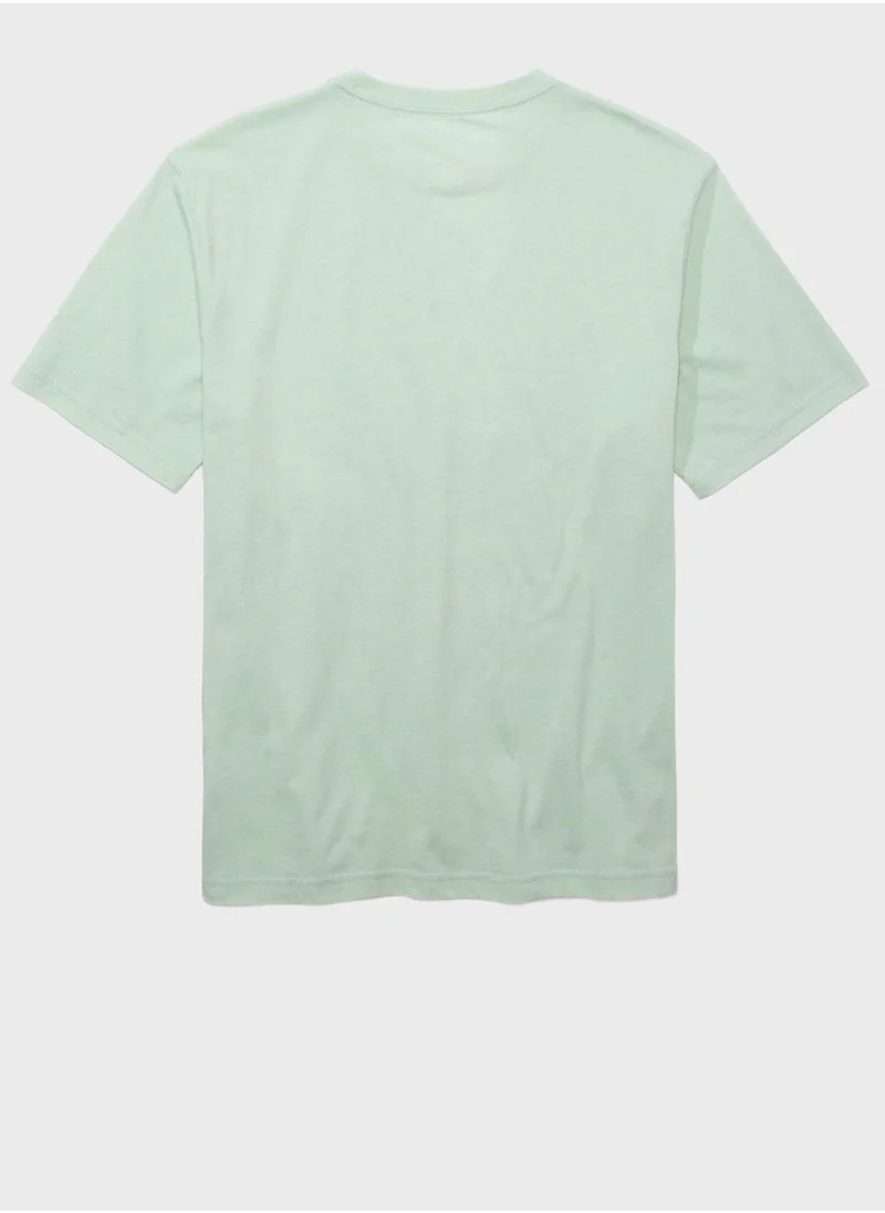 امريكان ايجل Logo Graphic Crew Neck T-Shirt