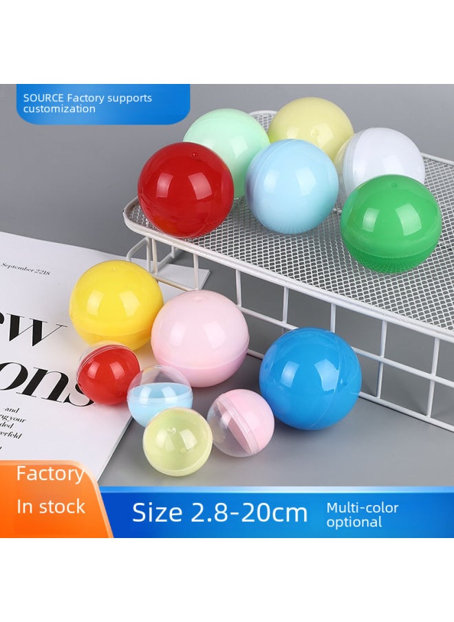 Generic Gashapon 45mm75mm100mm120mm Color Round Plastic Ball Twisted Egg Transparent Twisted Egg Ball Shell Wholesale-Color:Fully Transparent-Specifications:70mm  - Image 2