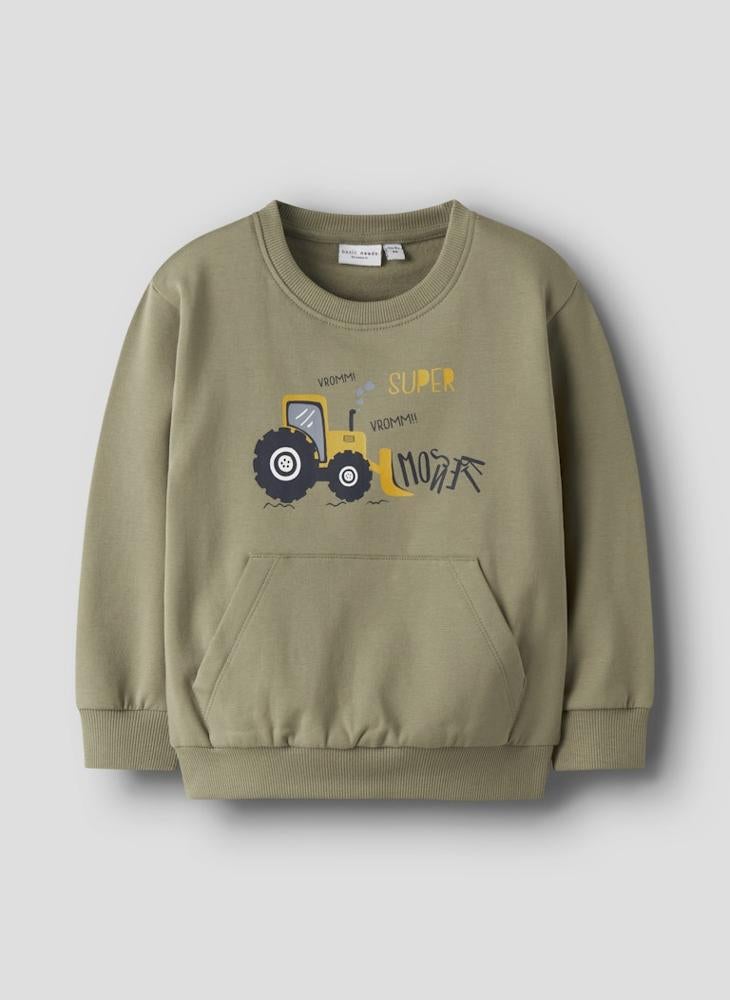 NAME IT Kids Graphic Crew Neck Sweatshirt - Image 1