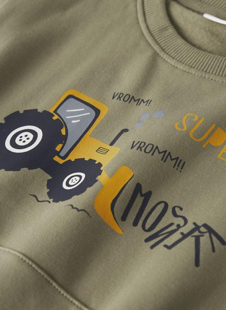 NAME IT Kids Graphic Crew Neck Sweatshirt - Image 3