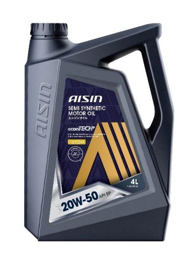 زيت موتور ايسين econTECH+ 20W-50 نصف تخليقى 4 لتر