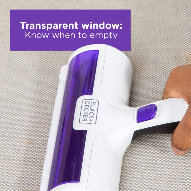 BLACK+DECKER مزيل شعر الحيوانات الأليفة، أسطوانة، يزيل شعر الكلاب والقطط بسهولة (HMSCT0001) - Image 5