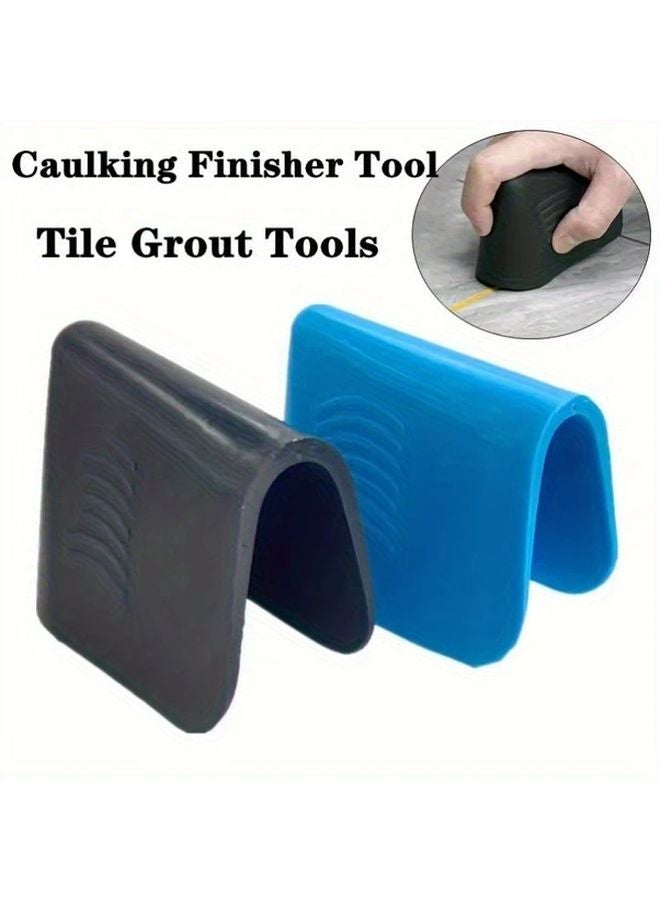 Professional Caulking Finisher Tool 3pcs Black Smooth Tile Grout Scraper Easy Clean Edge - Image 3