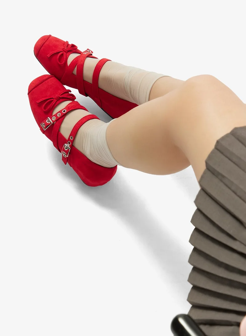 جينجر ماري جينز من جلد الغزال