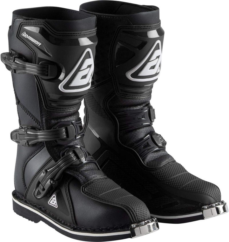 Answer Racing AR1 Youth Motocross Boots - Black, Size 3