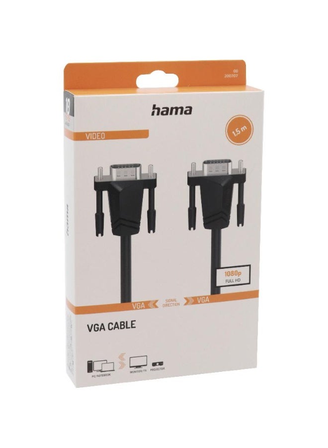 Hama VGA to VGA Video Cable 1.50 m ( 4.92 ft ) - Image 2
