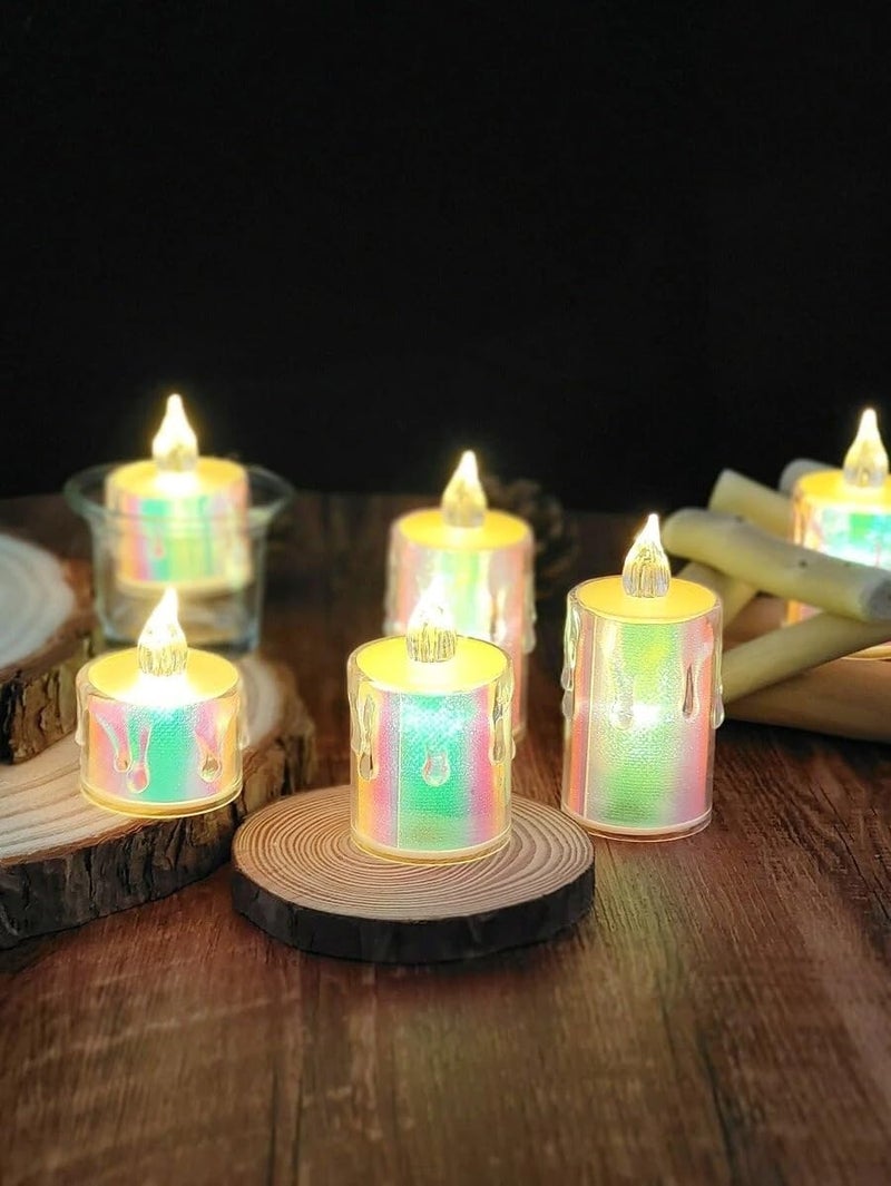 DREWIT STAR Multicolour Smokeless Candles Diva Set of 6 - Image 4