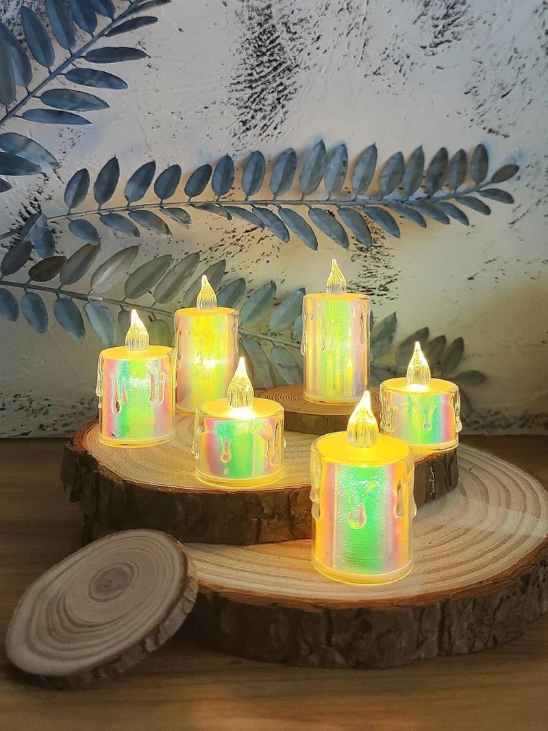 DREWIT STAR Multicolour Smokeless Candles Diva Set of 6 - Image 3
