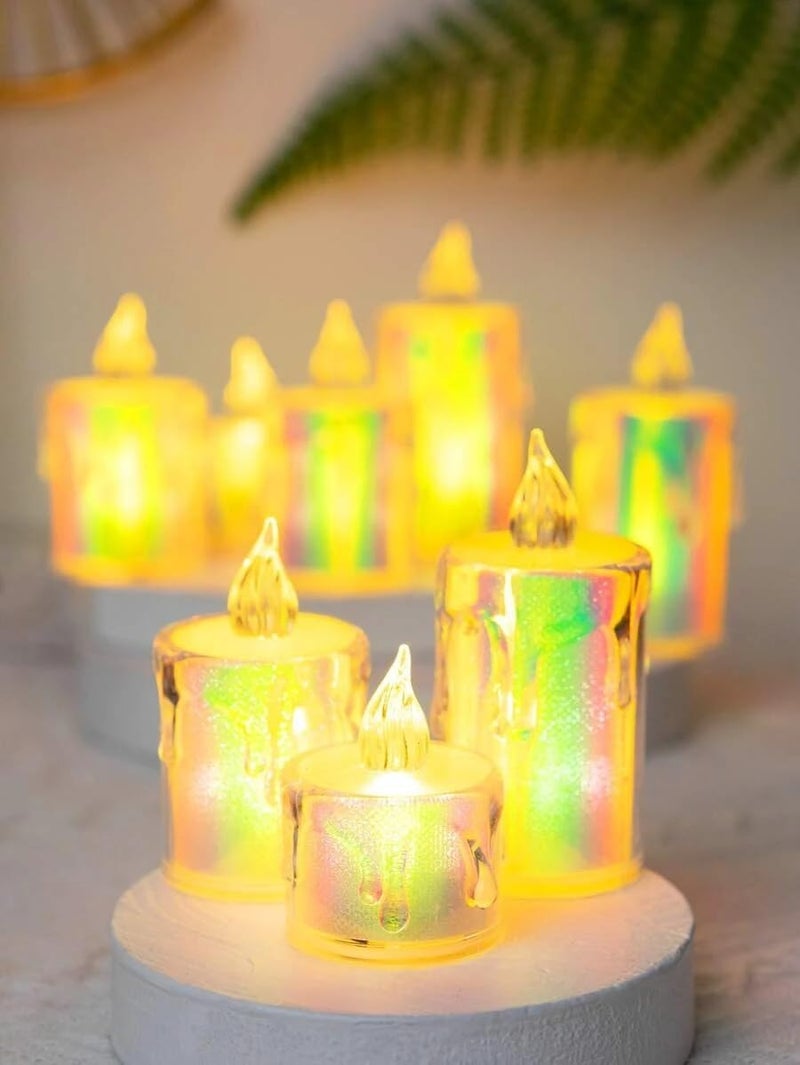 DREWIT STAR Multicolour Smokeless Candles Diva Set of 6 - Image 2