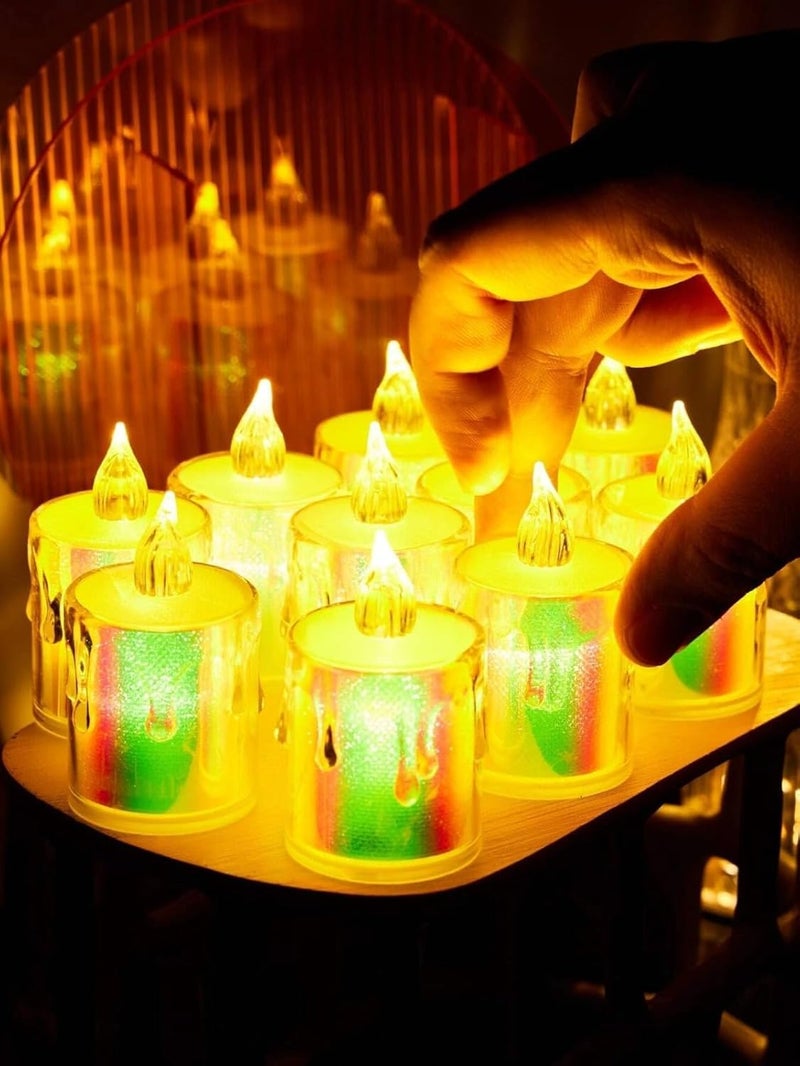 DREWIT STAR Multicolour Smokeless Candles Diva Set of 6 - Image 5