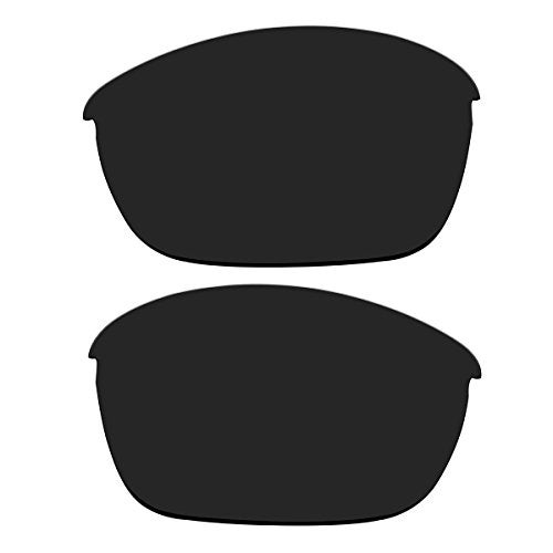 ACOMPATIBLE Replacement Black Polarized Lenses for Oakley Half Jacket 2.0 - Image 1