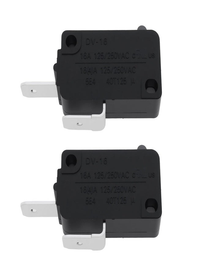Create idea 2Pcs Microwave Interlock SPST Door Switch MW0498 Compatible with Whirlpool W10211974 - Image 1