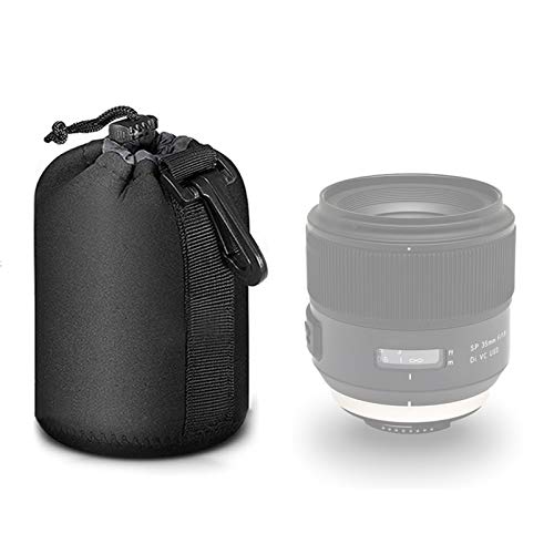 Selens Protective Neoprene Lens Pouch for DSLR Camera Lens Compatible with Sony, Olympus, Panasonic - Thick Padded Medium Camera Lens Case Bag - Image 1